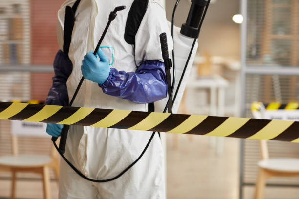 Professional Biohazard Cleanup technician working in Plymouth, PA